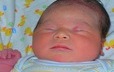 Close-up of a newborn infant