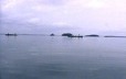 Paysage et canots sur le lac Ashuanipi