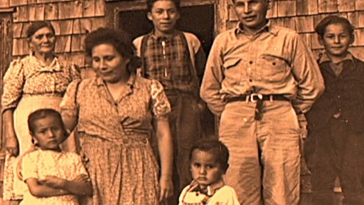 Photo de la famille St-Onge dans les années 1950
