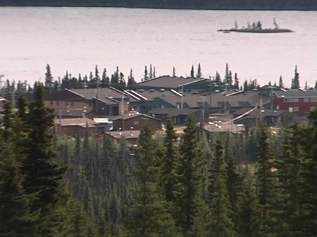 Vue panoramique de la communauté de Kawawachikamach